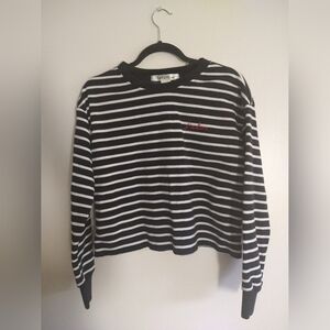 Bnwot Striped Soft Fall Top Size S